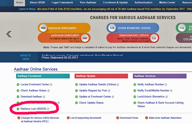 Download Aadhaar Card and Check Status online - Ask Queries