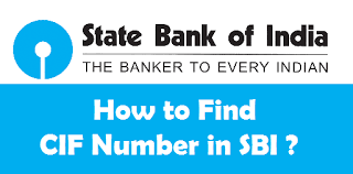 How to find CIF number in SBI?