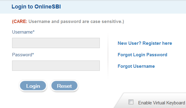 Find out CIF number in SBI through Internet Banking